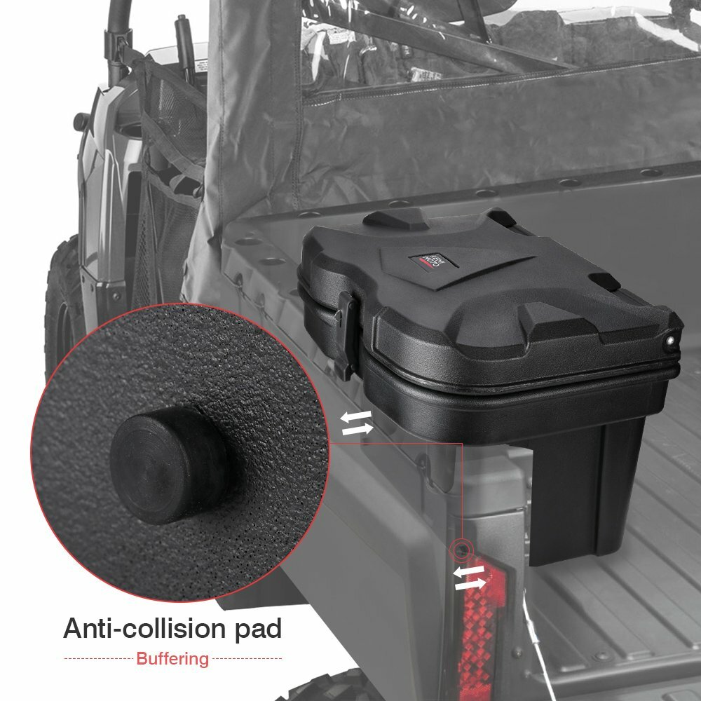 2Pcs Cargo Storage Box for Polaris Ranger XP 570 /700/900/1000 General 2016-2025
