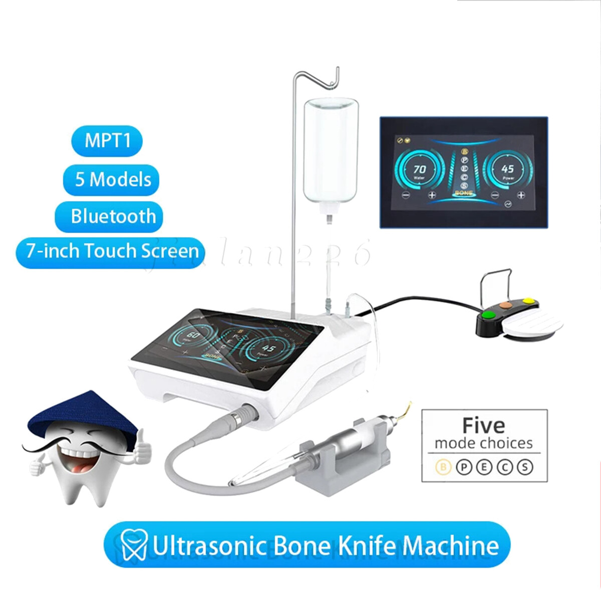 Dental Piezo Bone Cutter Piezosurgery Ultrasurgery Bone Cutter Machine Motor