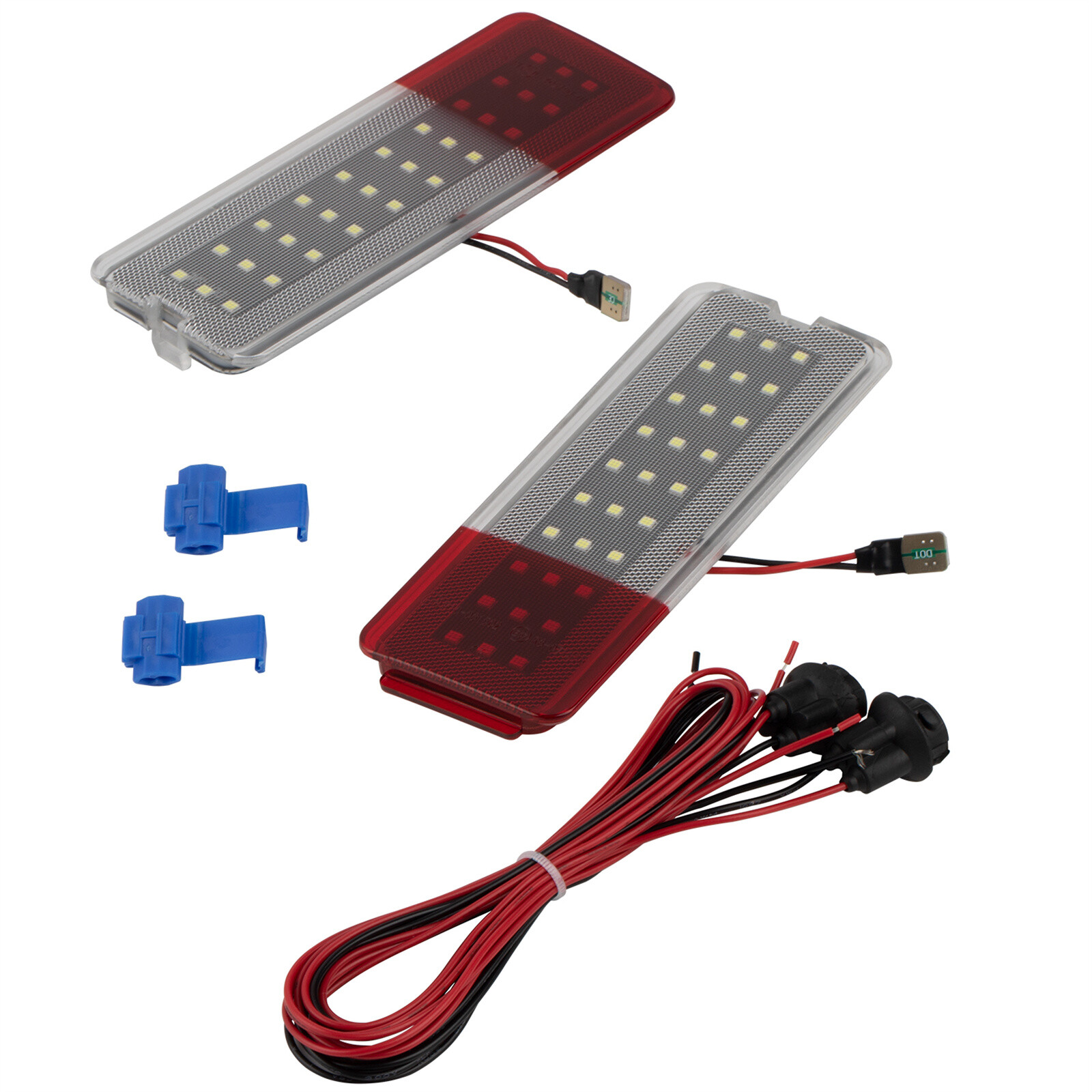 Interior Door Panel Light Reflector For 99-07 Ford Super Duty F250 F350 F450 EOA