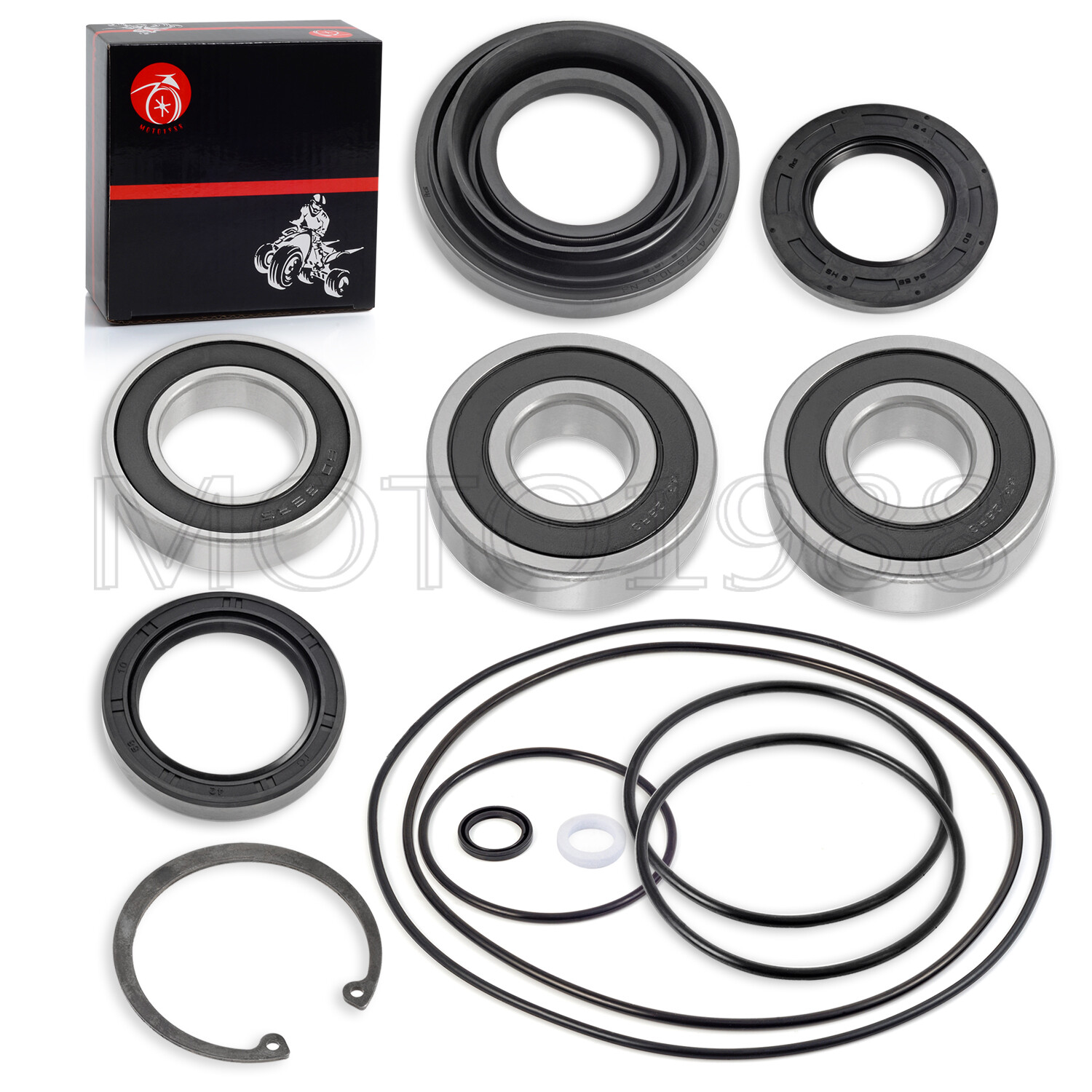 Rear Axle brake drum Wheel seal bearing kit for Honda Foreman 500 TRX500 05-13