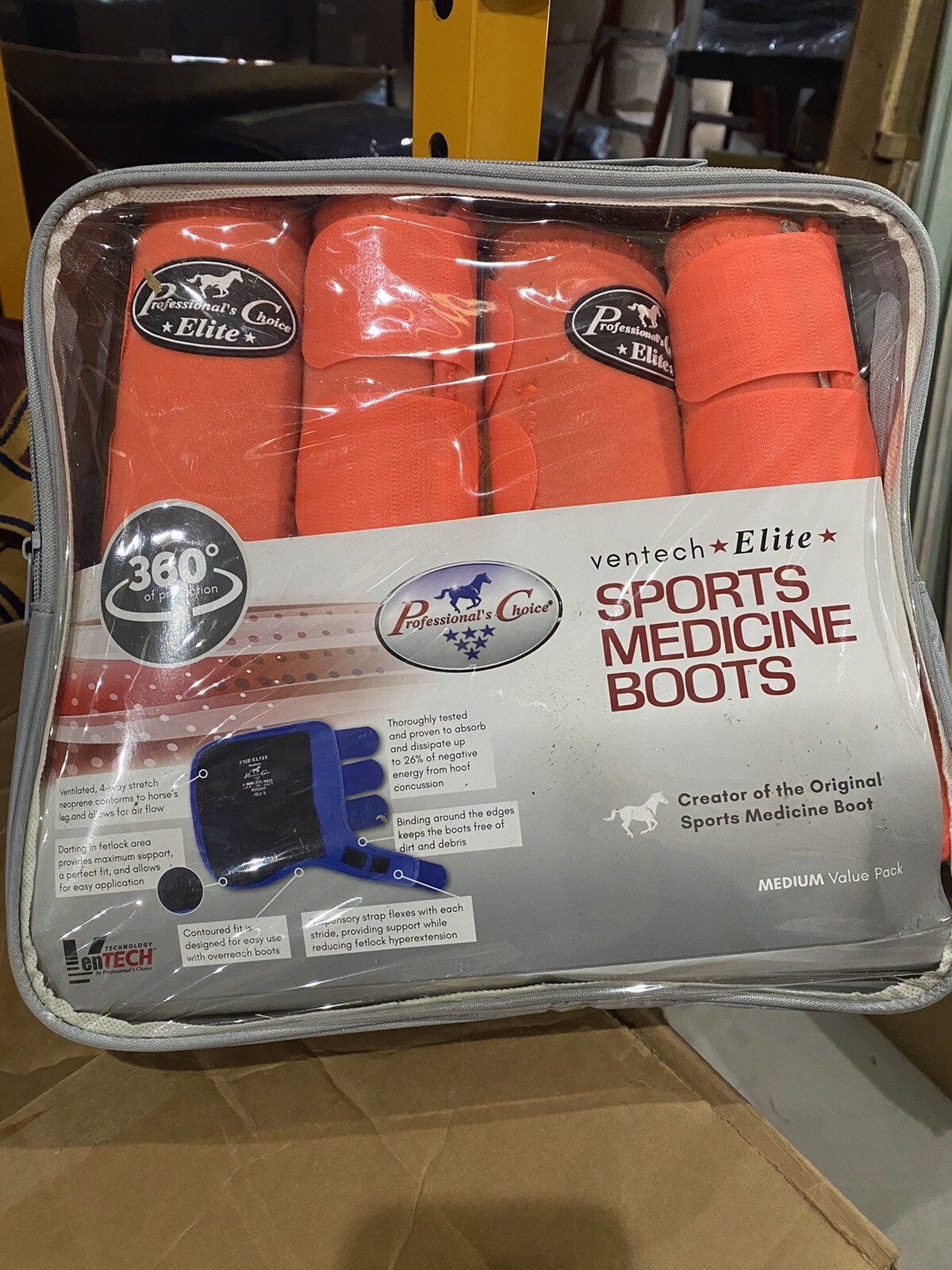 Professional Choice Sport Boots (4pk) Orange