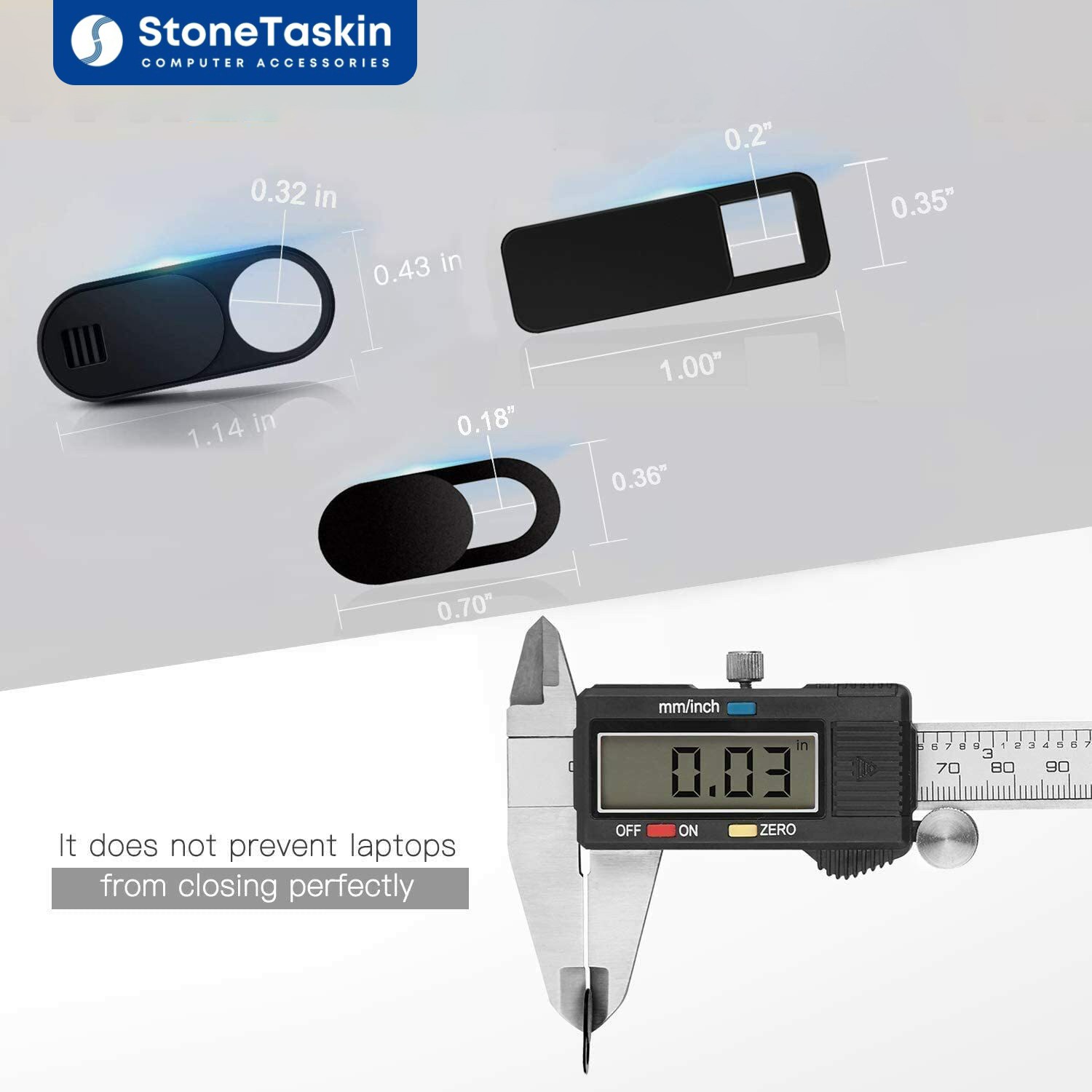 8PCS WebCam Cover Slide Camera Privacy Security Protect Sticker For Phone Laptop