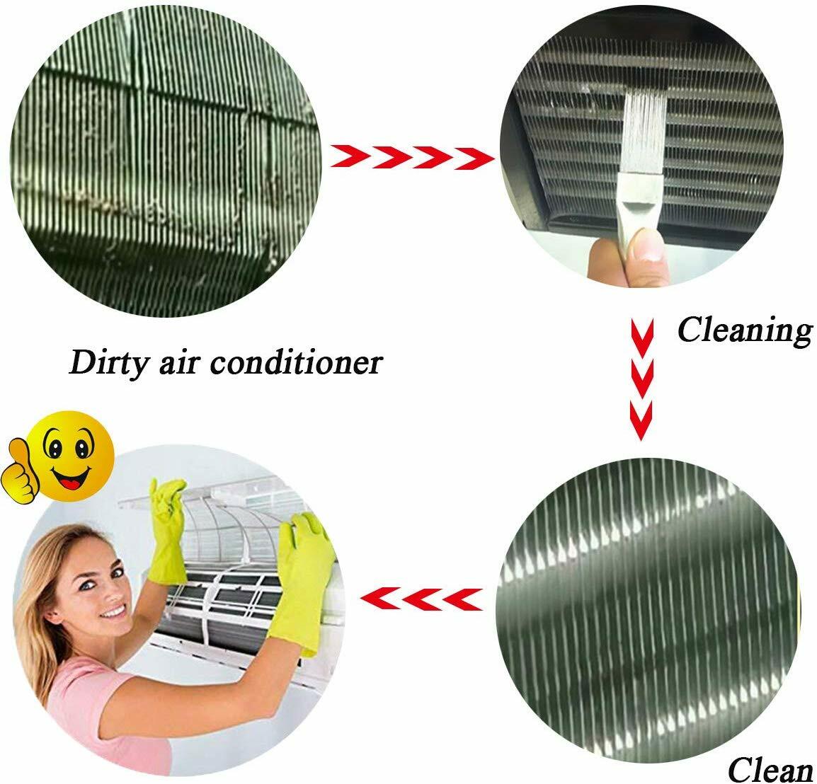 Air Conditioner Fin Comb Condenser&Radiator Fin Straightener Cleaner Repair Tool