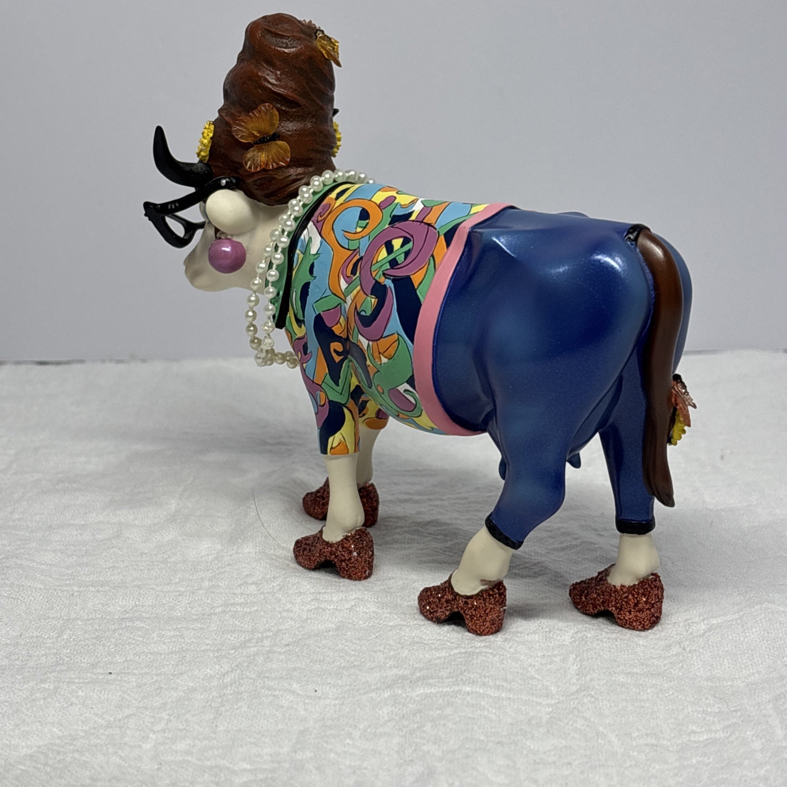 Cow Parade Beehive Bovine 2002 Retired VINTAGE-READ DESCRIPTION