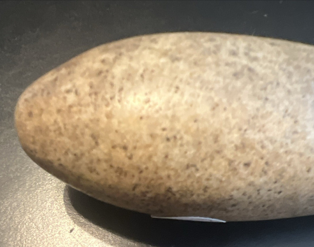 Gilcrease Double Grooved 3 5/8" Plummet from Arkansas Breckinridge CoA Arrowhead