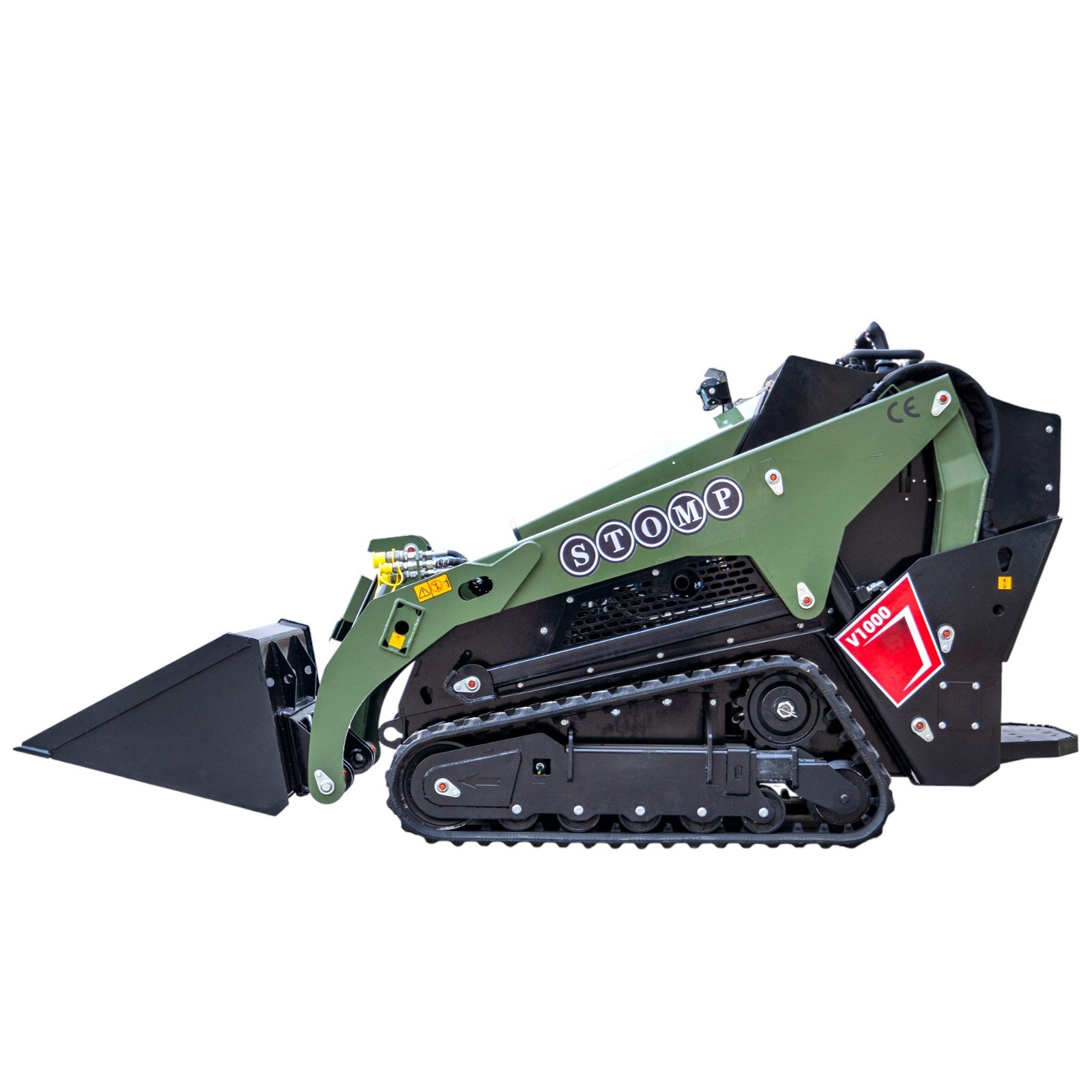 TYPHON Stomp V1000 24HP Kubota D1105 Water-Cool Diesel Skid Steer Pilot Control