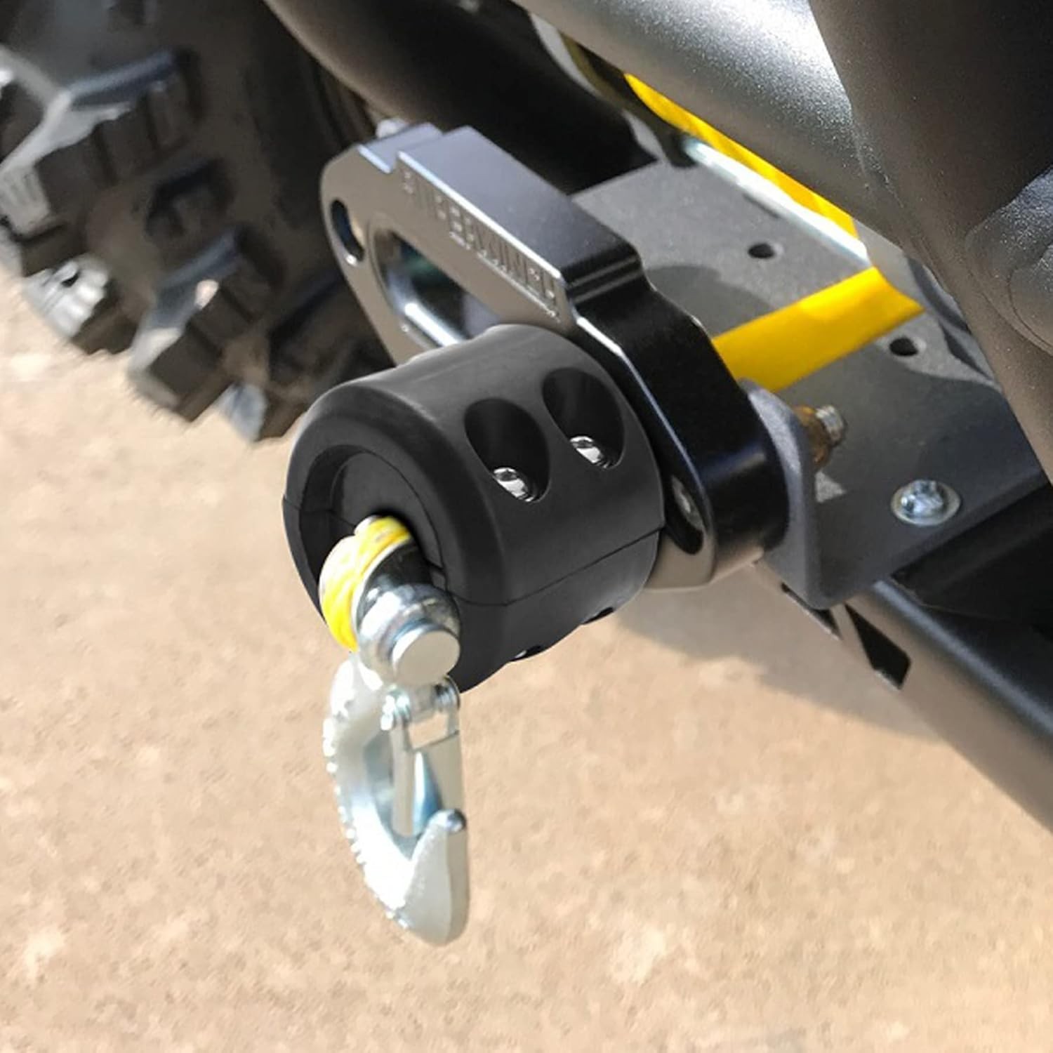 Winch Stopper Stop Rubber Heavy Duty Cable Line Waterproof Rope Hook ATV UTV