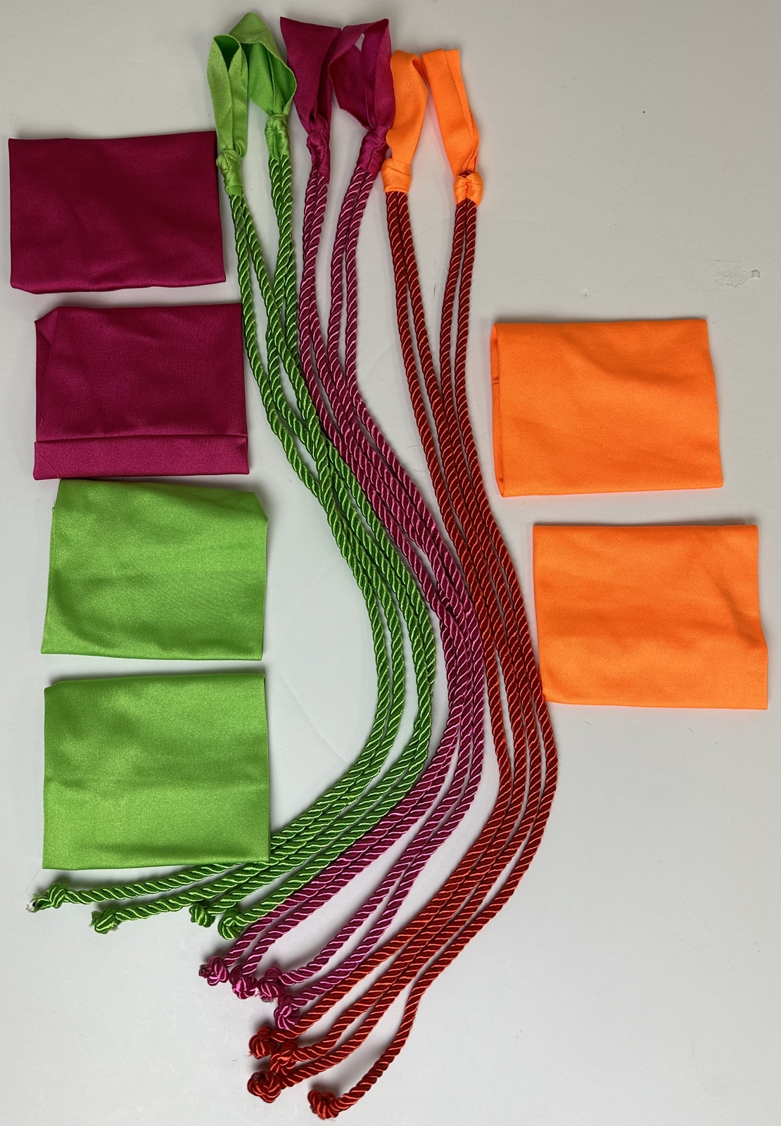 Ultimate Warrior Multicolor Tassels and Wristbands Set of 2 Costume