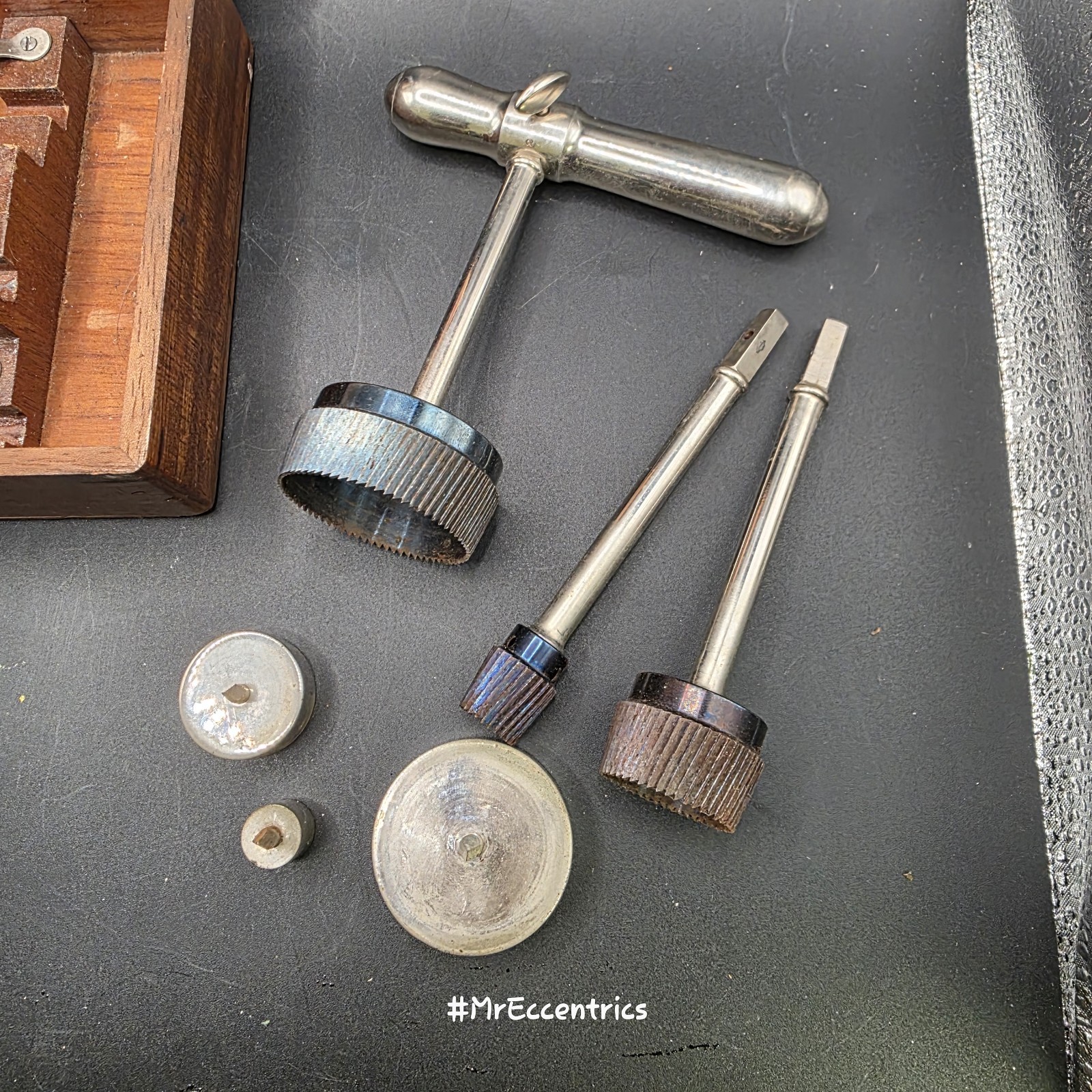 Antique medical Tool surgical trepanation cranial drill Labotomy Oddities