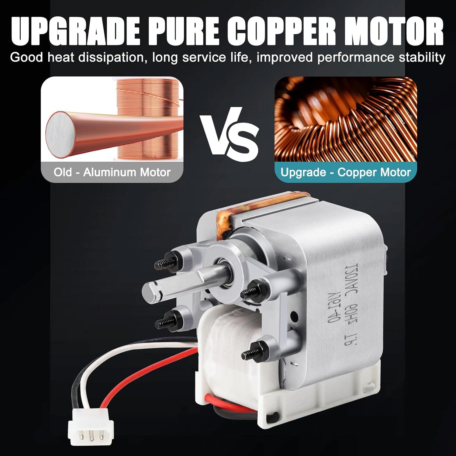 99080666, R520135, JESP-61K38 Range Hood Fan Motor for Broan NS65,CBD1,CBD3,CBX1