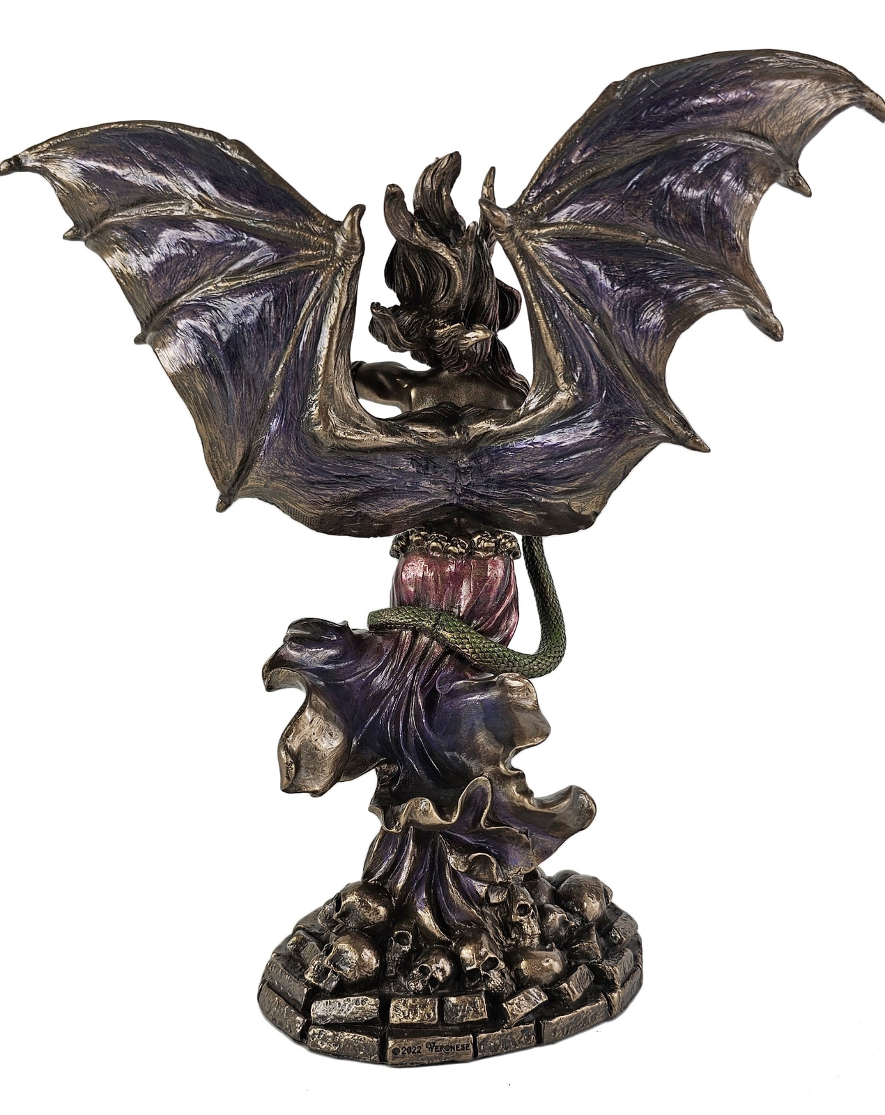 9 3/4" Lilith Queen of Demons Empress of Hell Statue Bronze Color Statue