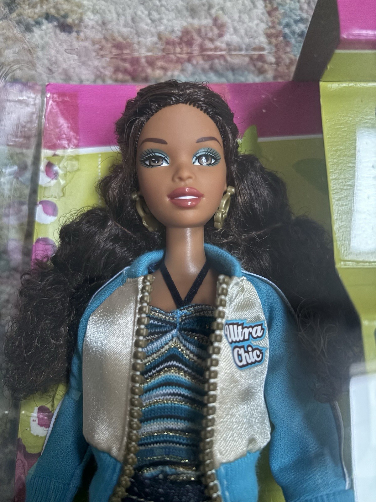 Collectable Tia From The Barbie Diaries 2005 Series Brown Hair Blue Outfit NIB