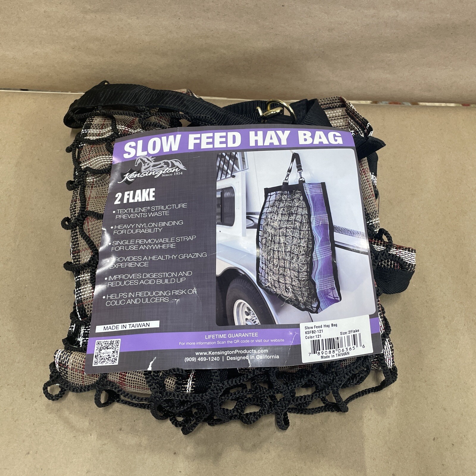 Kensington ~ KSFB2-121 ~ 2 Flake Slow Feed Hay Bag