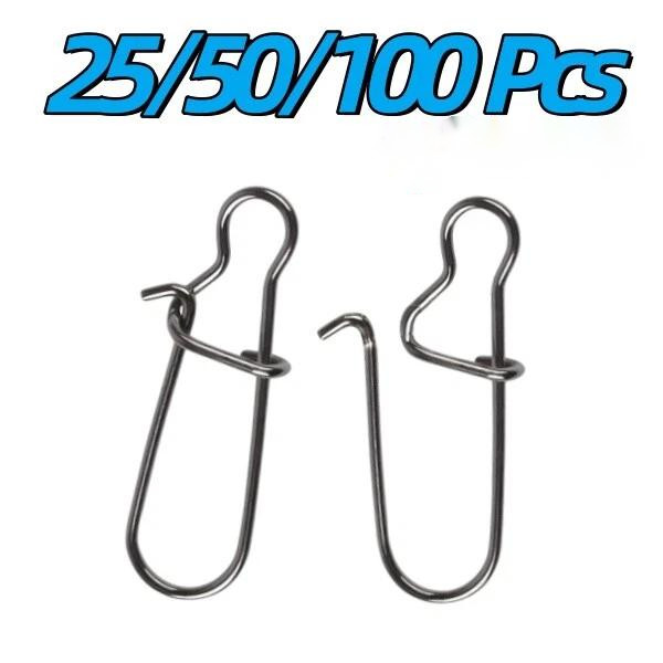 25/100pFishing Snaps Clips Fastlock Saltwate DuoLock #1-8 Quick Change Lua Lure