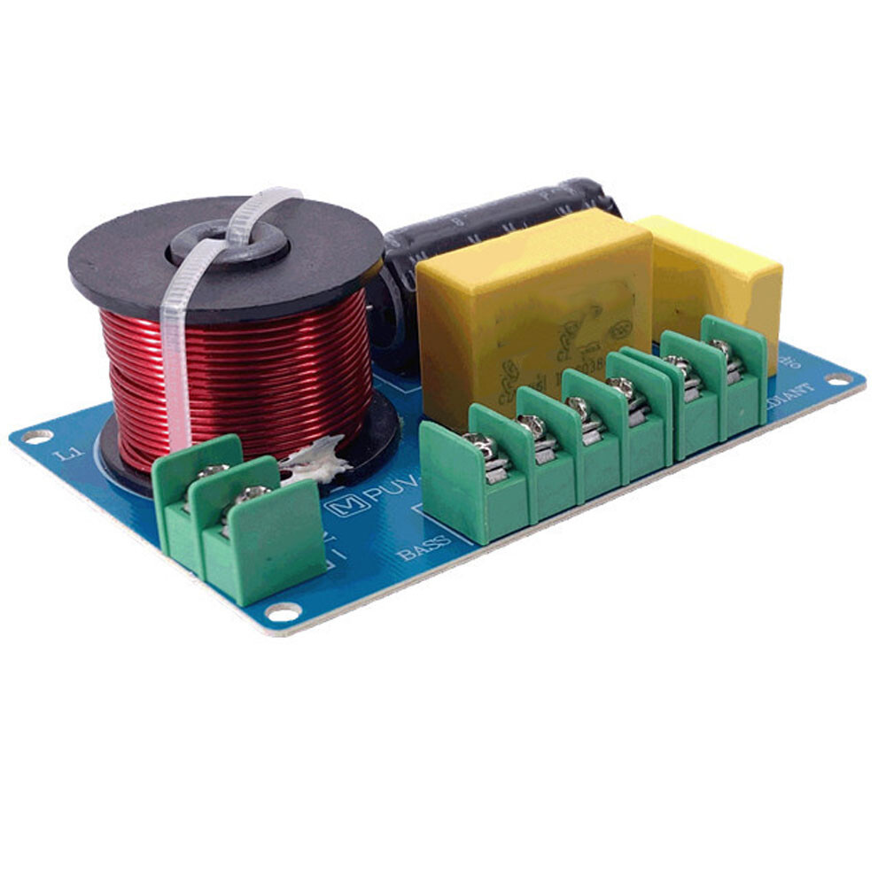 2PCS 3 Way Speaker Crossover PUV-W3 200W Passive Crossover For HiFi Home Audio