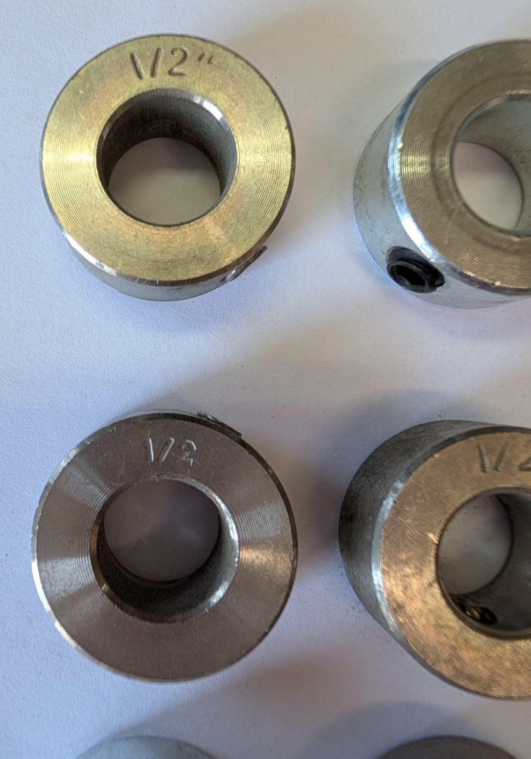 A Lot of 40- 1/2-inch Shaft Collars, Set Screw, New in Open Box