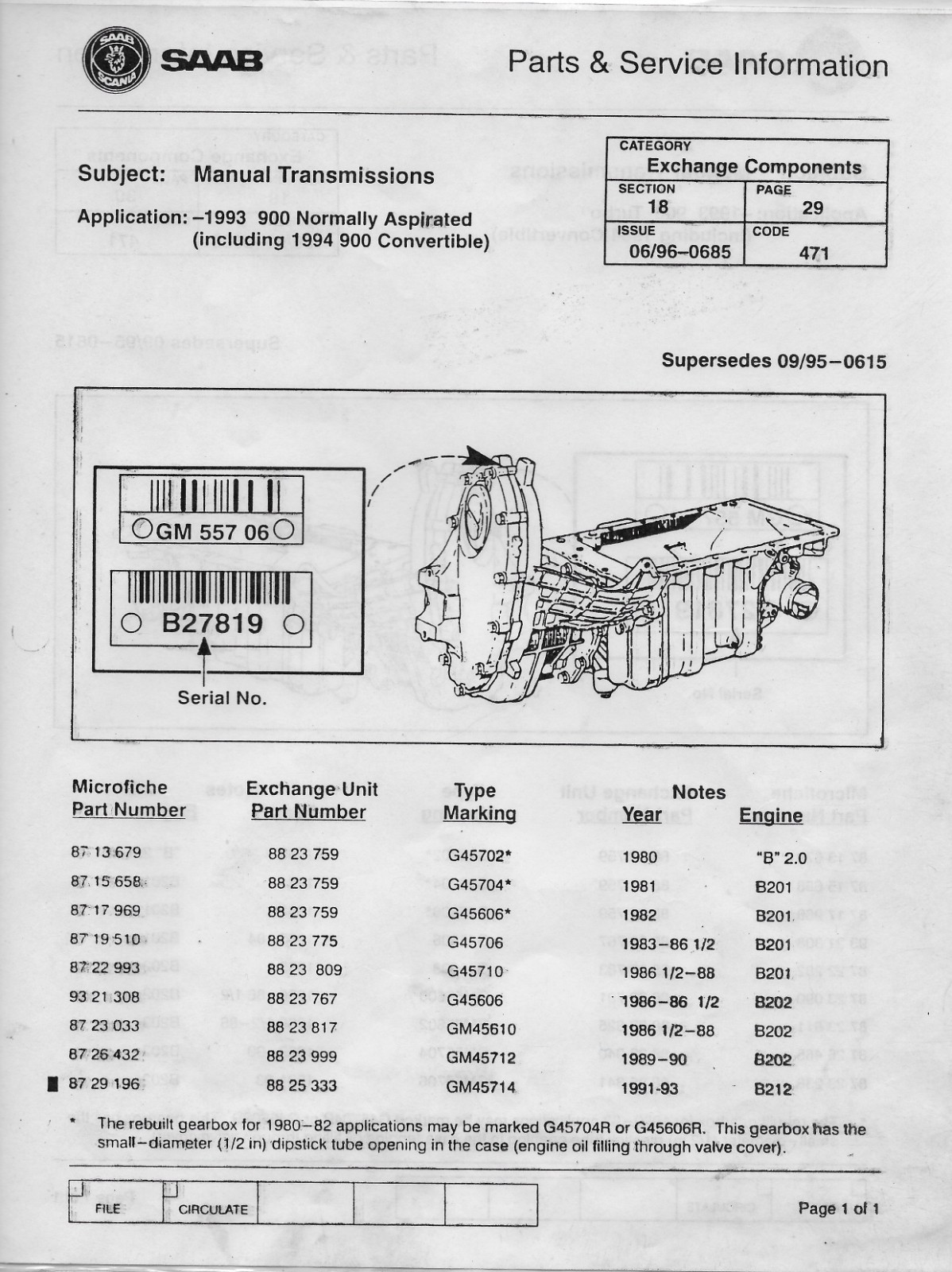 Saab Synchronizer Ring C900 5 Speed Manual 1991-1993, 1994 Convertible | 8728529