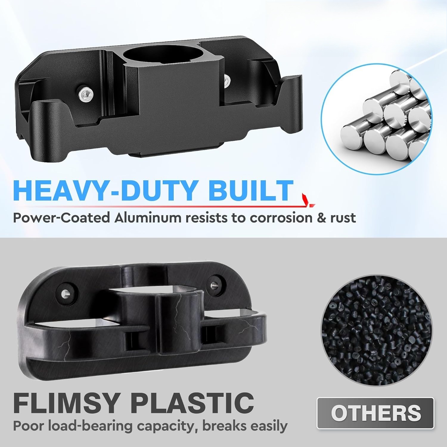 Trailer Tow Organizer 7-Pin Plug Side Hook Chain Fastener