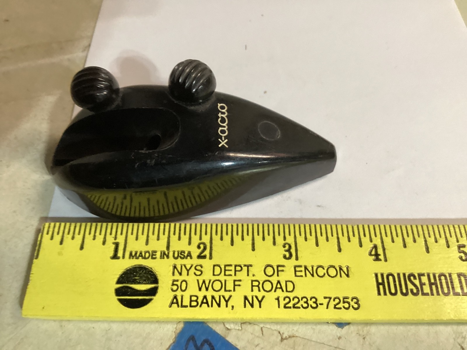 X-Acto Palm Mat Cutter Plane Bakelite about 3.5” inches long in vgc vintage vgc