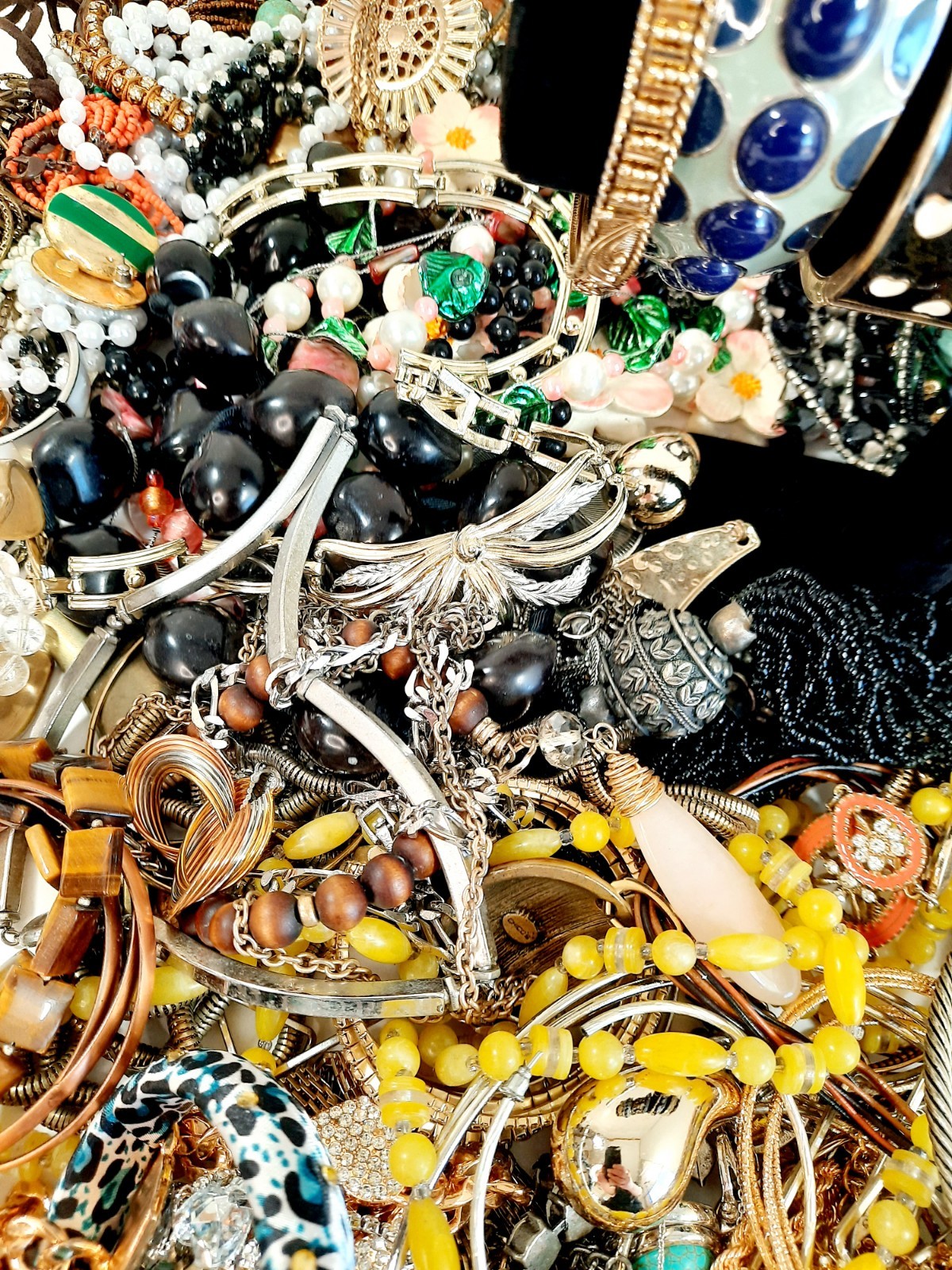 Vtg Modern 1.5Lbs Jewelry Estate Fashion All Wearable Craft Resell