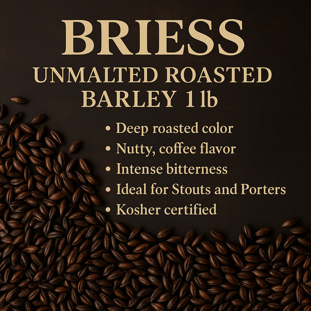 Briess Briess Unmalted Roasted Barley 1 lb