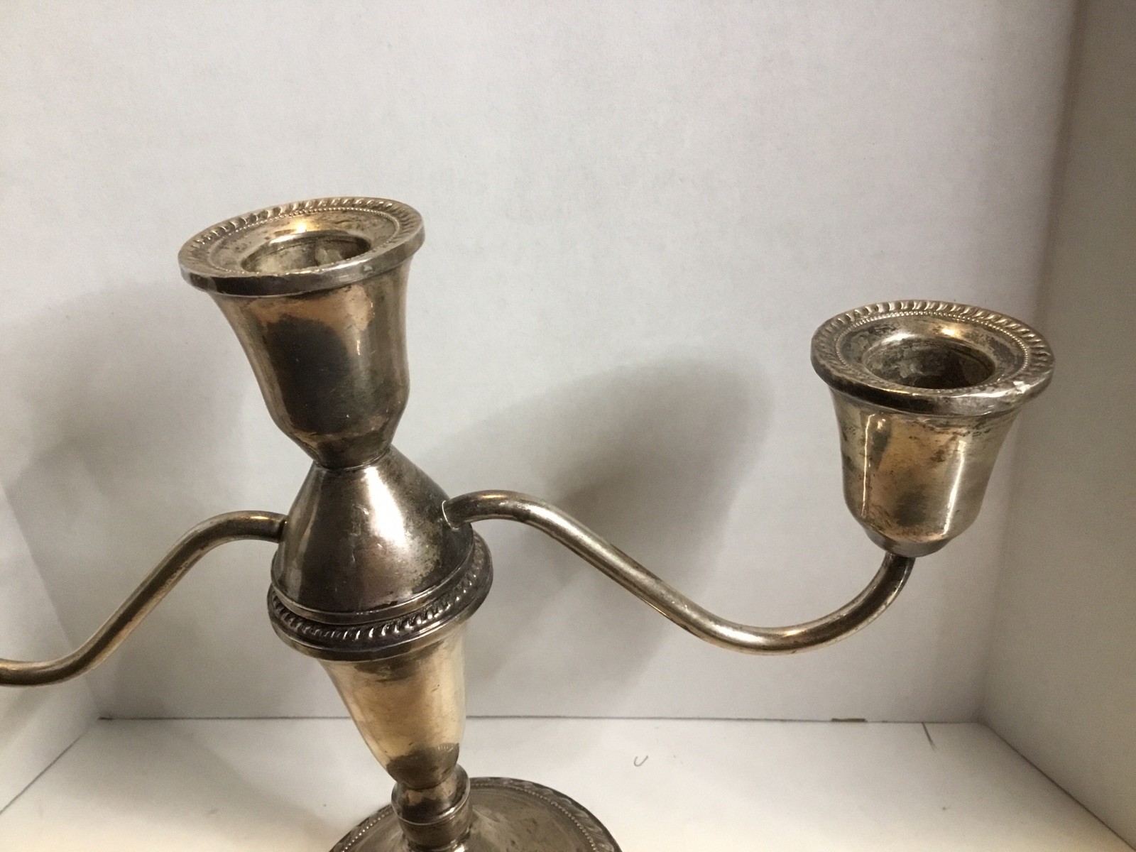 Sterling Silver Scrap Lot Duchin Candle Holder & Salt Shakers Weighted 620 Grams