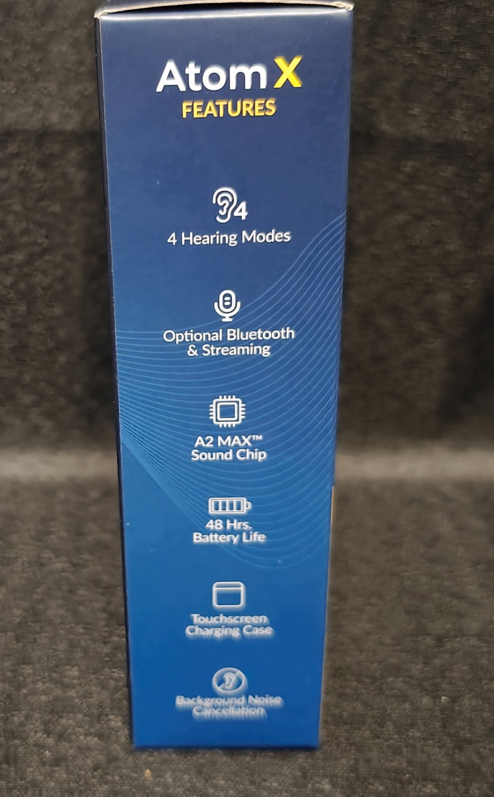 Audien Hearing ATOM X - Rechargeable OTC Hearing Aids NEWEST MODEL (NEW SEALED)