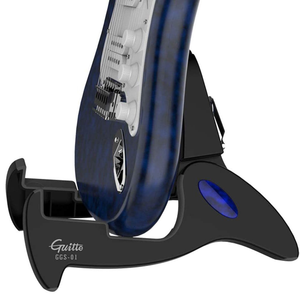 Guitar Bass Stand Holder Tripod Folding A-Frame Anti-Slip Acoustic Electric