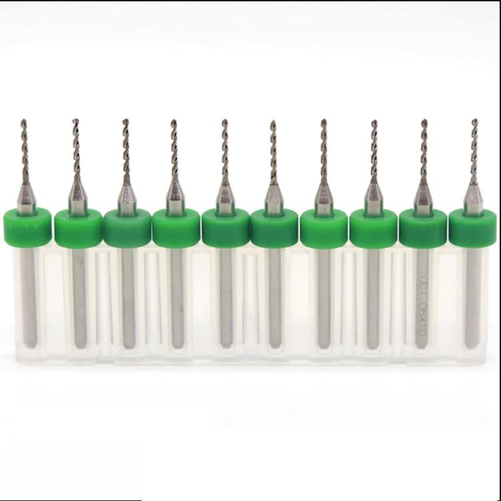 Φ 0.1mm ~ 3.175mm Carbide Micro Drill Bits CNC PCB Dremel Portable 1/8" Shank