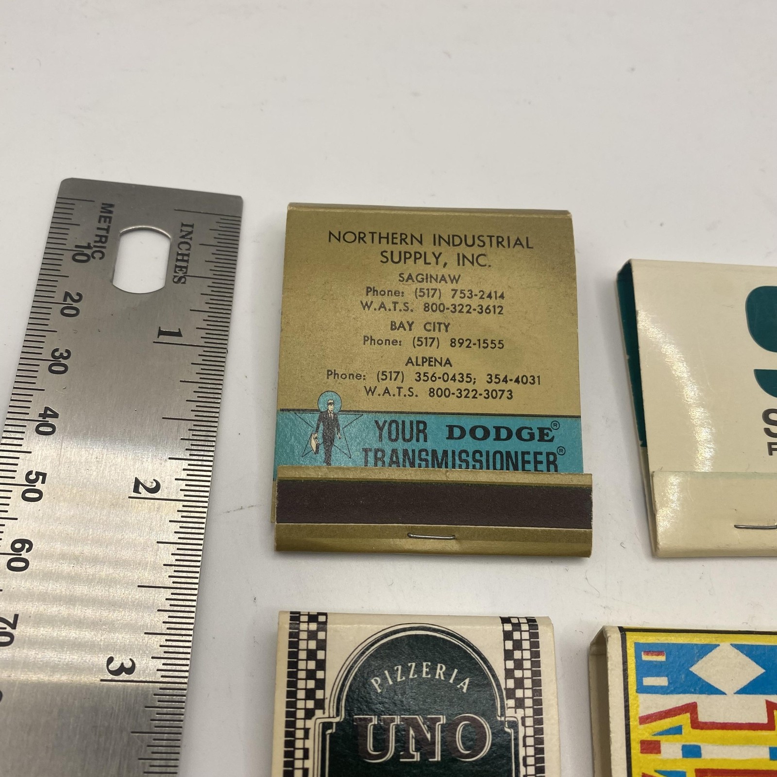 Vintage Advertising Matchbooks Lot 13 Restaurants Banks Auto Fish Market Steak