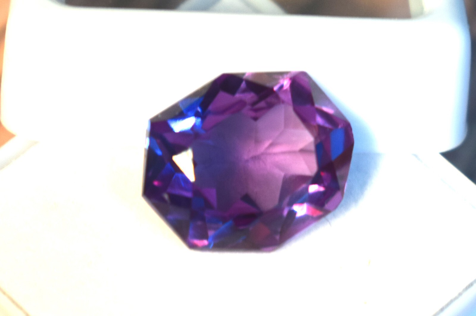 Alexandrite 7.85 CT Russia's Certified Natural Fancy Cut Loose Gemstone
