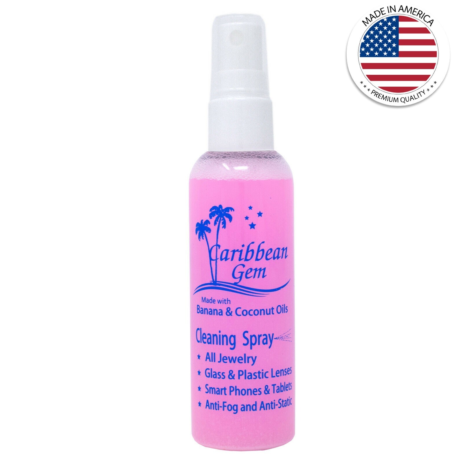 Jewelry Cleaner Spray 2 Oz Instant Shine Cleaner Highest Quality Made in USA