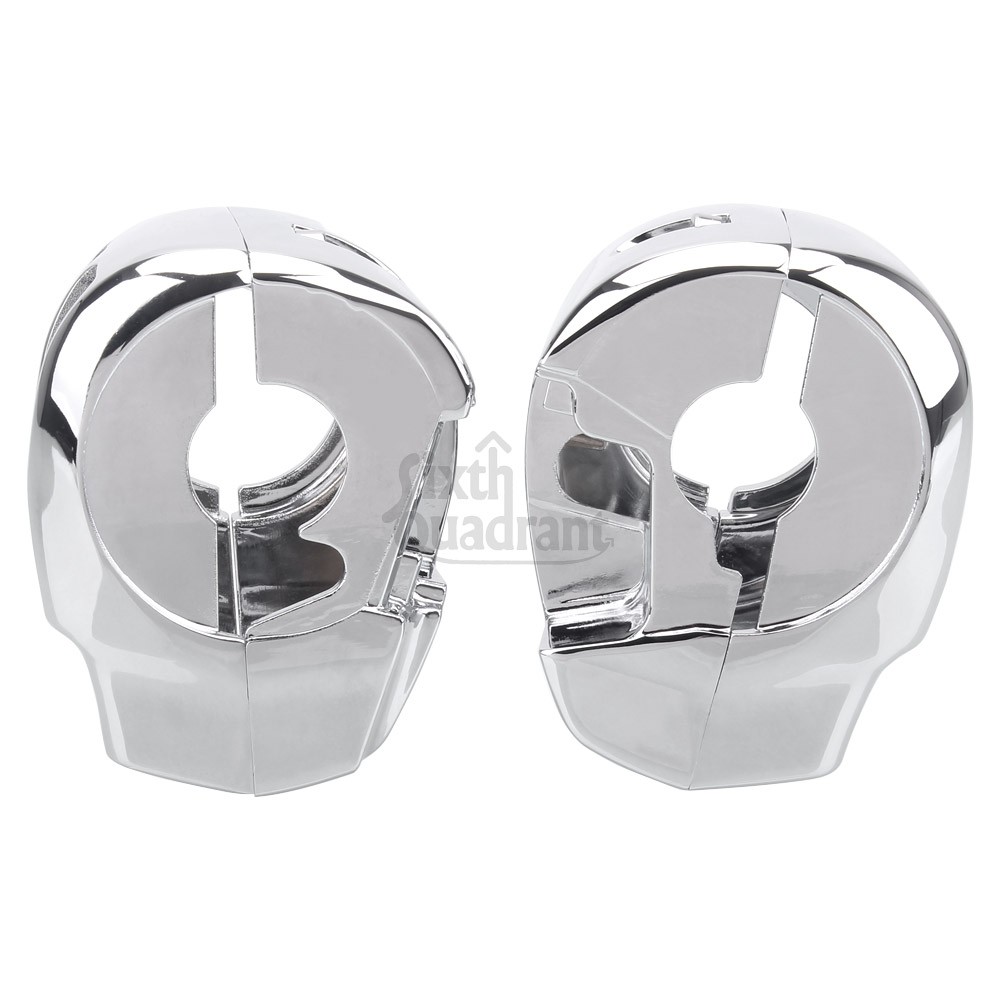 For Harley Touring Street Road Glide Chrome Handlebar Control Switch Housing