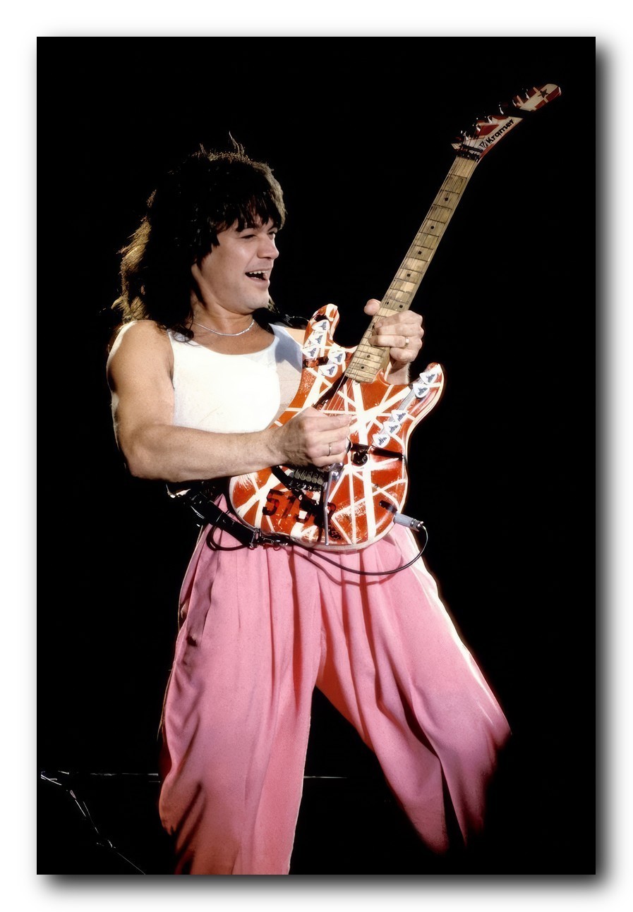 Eddie Van Halen Poster 24x36 Inch Photo Very Rare Print Wall Art Print - EVH014