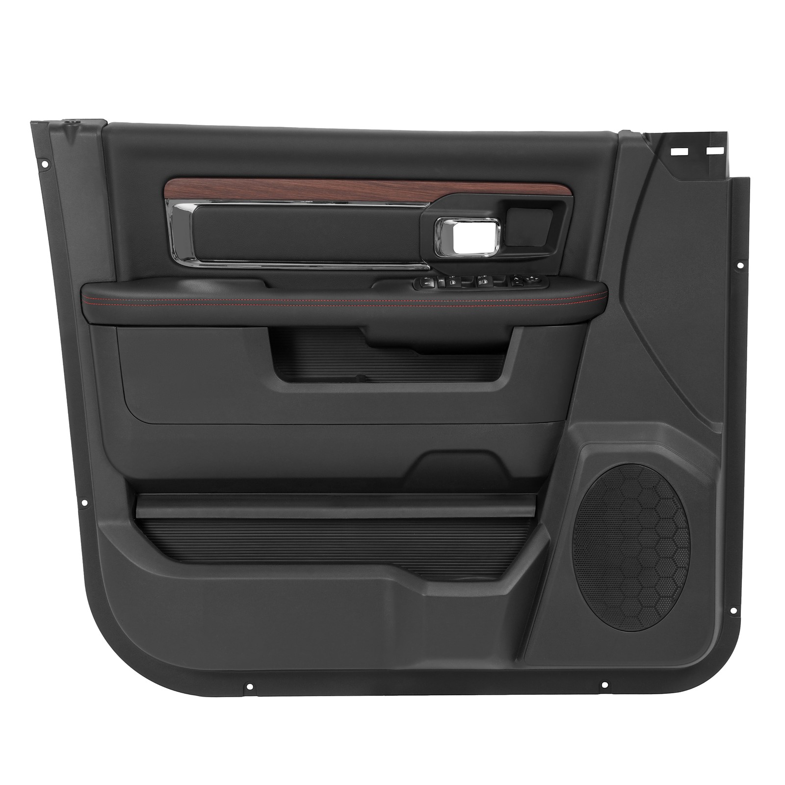 Inner Driver Side Door Panel For 2013-18 Dodge Ram 1500 2500 3500 Textured Black