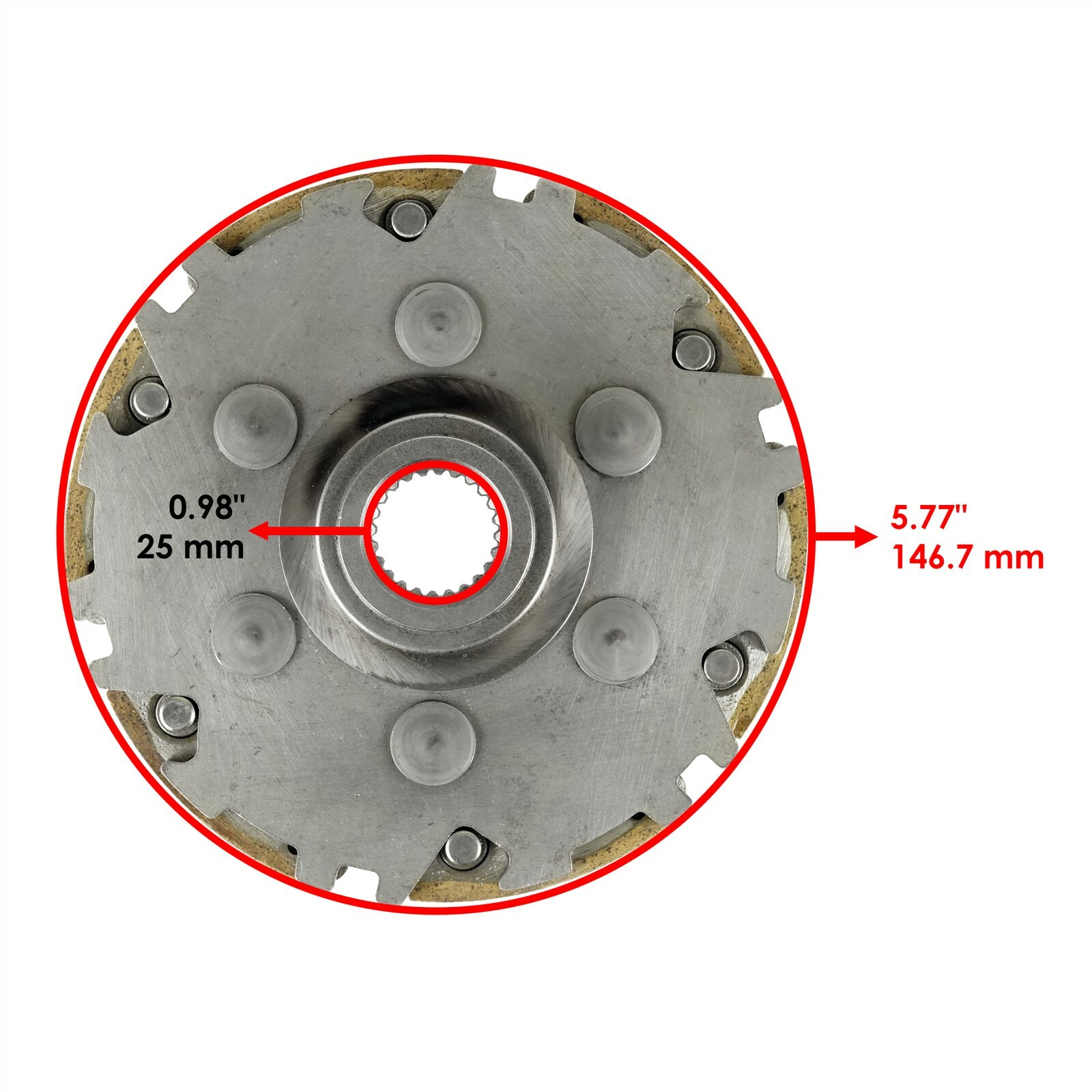 Wet Clutch Carrier Shoes w/ Bearing for Honda TRX500FE Foreman 500 4X4 2005-2019