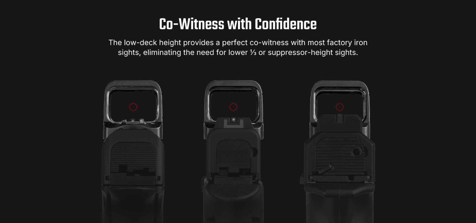 Olight Osight SE RMSc Footprint Enclosed Red Dot Multi-Reticle Sight with Batter