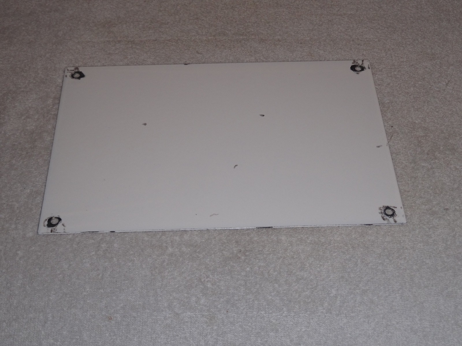 VINTAGE HARLEY DAVIDSON MOTORCYCLE PARTS 12" PORCELAIN METAL GASOLINE & OIL SIGN