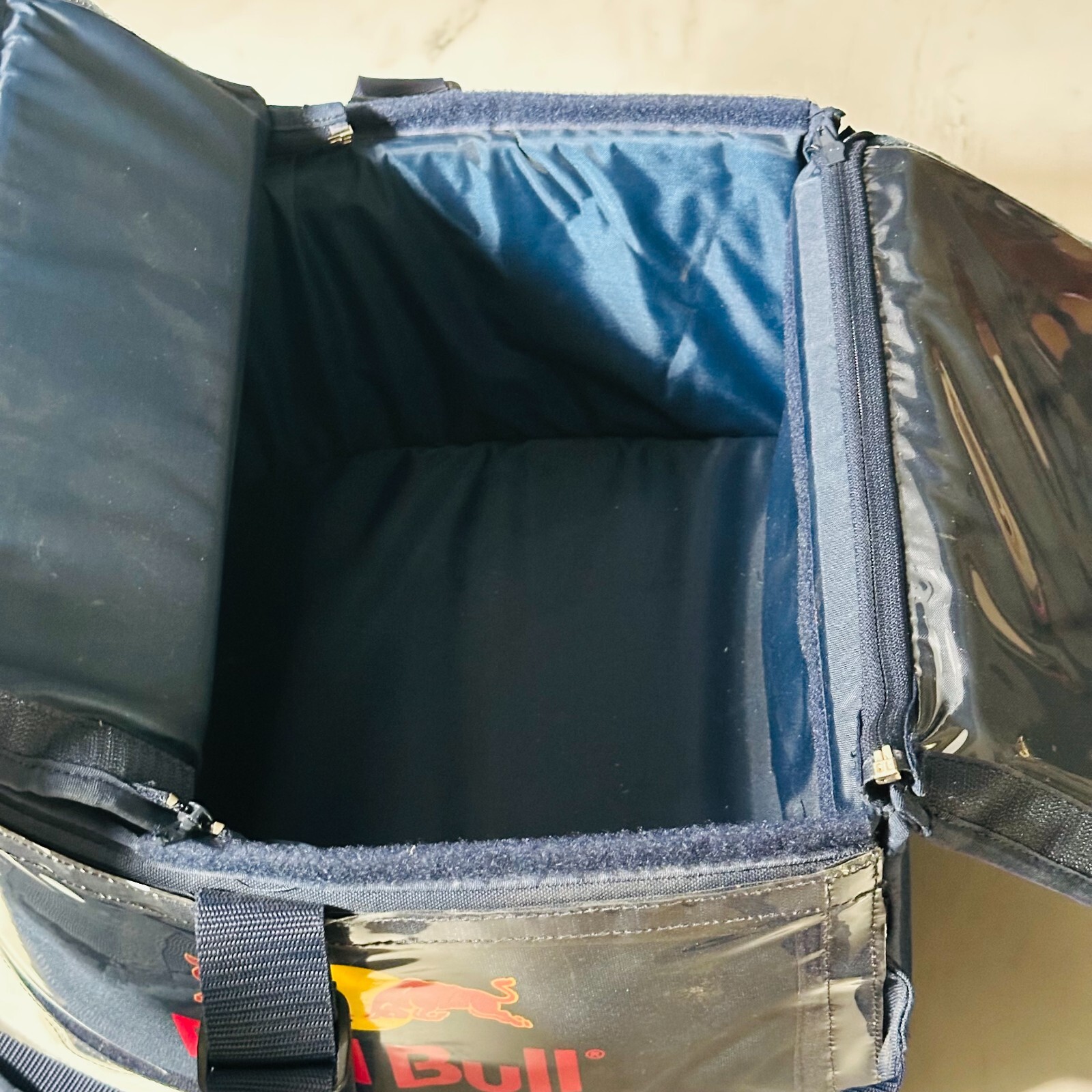 Red Bull Blue Stadium Beverage Vendor Concessions Belly Tray Cooler 14x16x8 RARE