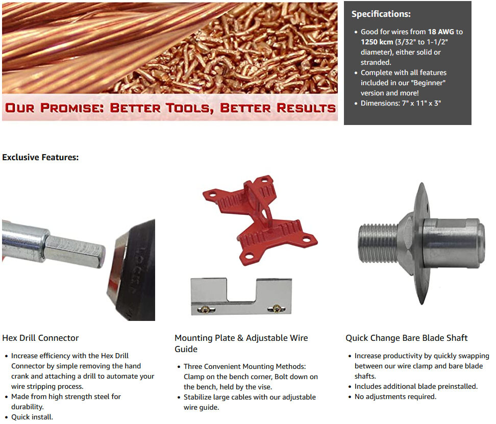 The Authentic Copper Wire Stripper Stripping Machine Cable Wire Stripper