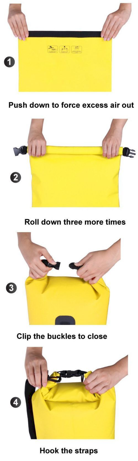 Waterproof Dry Bag Roll Top Gear Rafting, Boating, Camping, Kayaking Accessoies