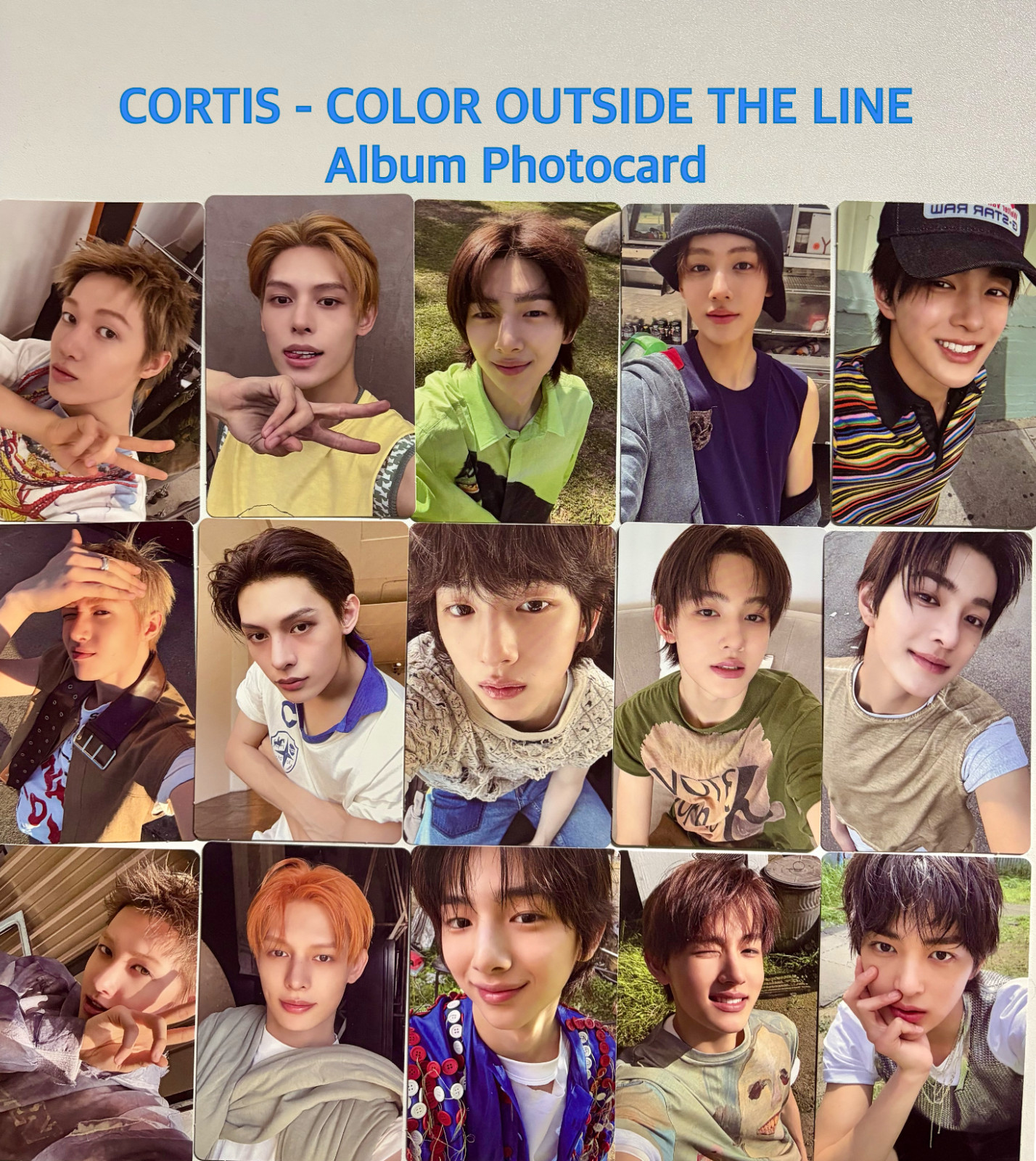 [Cortis] 1st EP - Color Outside The Line Photobook Album official Photocard