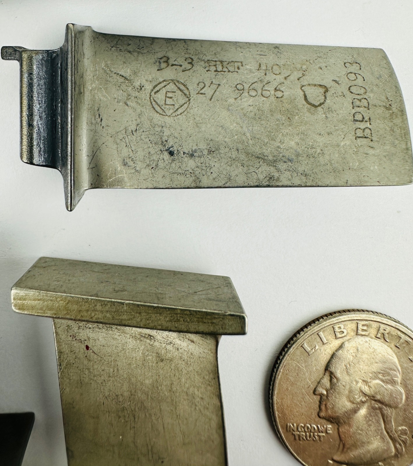 RL-10 Rocket Engine Turbine Blade Collection (Estate) + Original Polaroid