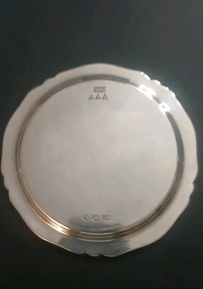 Antique German Sterling Silver Koch Bergfeld and Breman Small Tray Hallmarked