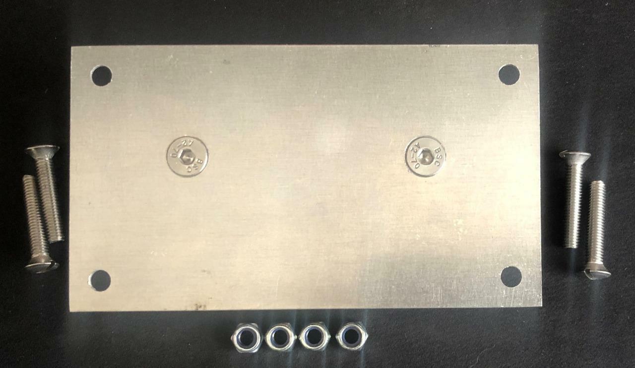 RALLY STOPWATCH CLIPS PERIOD HISTORIC CAR DASHBOARD DOUBLE TIMER MOUNTING PANEL