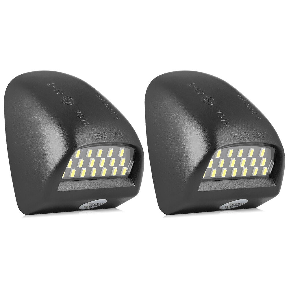 2 Pcs LED License Plate Light Assembly For Chevy Silverado GMC Sierra Cadillac