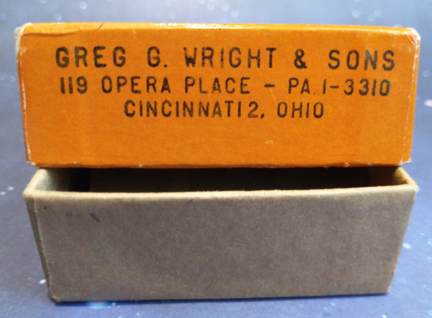 Vintage Reese's Adjustable Lockedge Brass Stencils 1" Gothic Letters Set