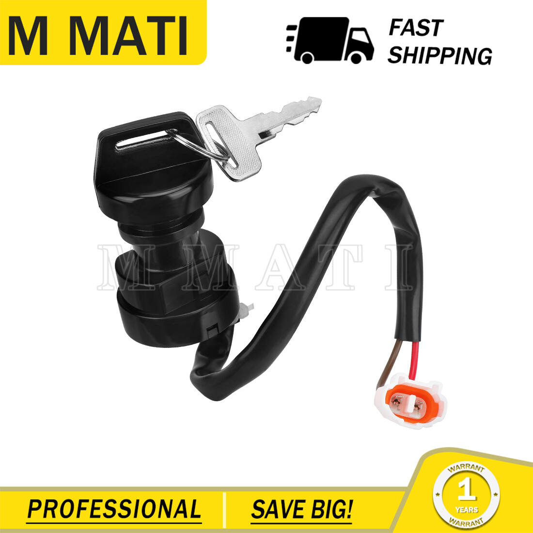 5LP-82510-00-00 Ignition Key Switch for Yamaha Bruin 350 YFM350 2004 2005 2006