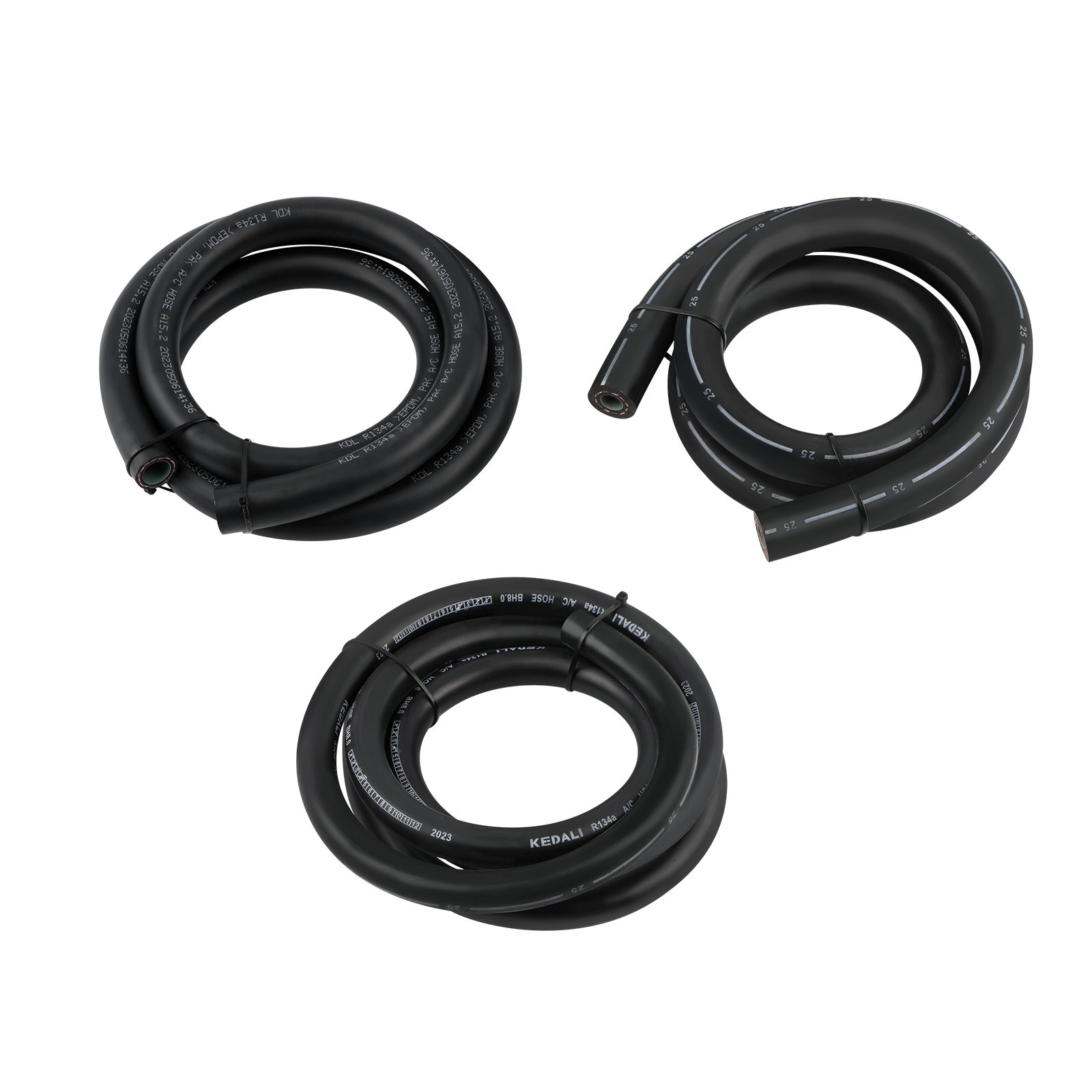 134a A/C Air Conditioning Hose Kit R-Ring Fittings & Drier & Switch AC Hose Kit