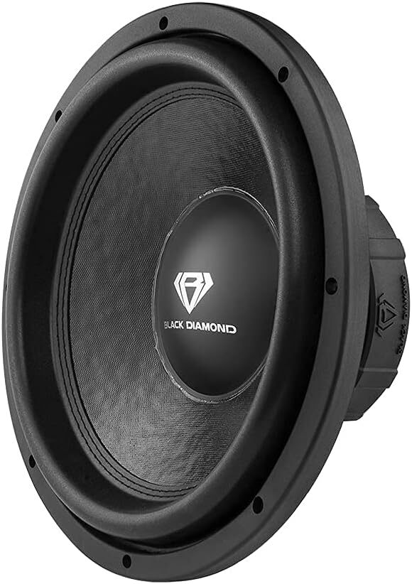 Black Diamond DIA-12S 12" Car Subwoofer 4 Ohm Single Voice Coil 500 Watts Max